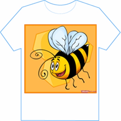how-to-draw-a-cartoon-bumble-bee, a T-Shirt by PixelBee - ROBLOX ...