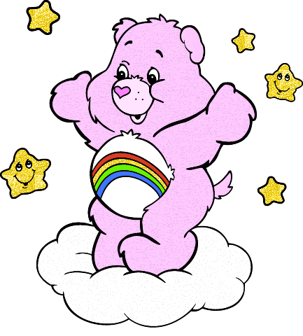 Glitter Care Bears Â» Myspace Glitter Graphics, Orkut Glitter Text ...