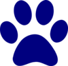 Paw Print clip art - vector clip art online, royalty free & public ...