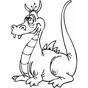 Free Printable Dragon Coloring Sheet - Krista Dior - Makeup ...