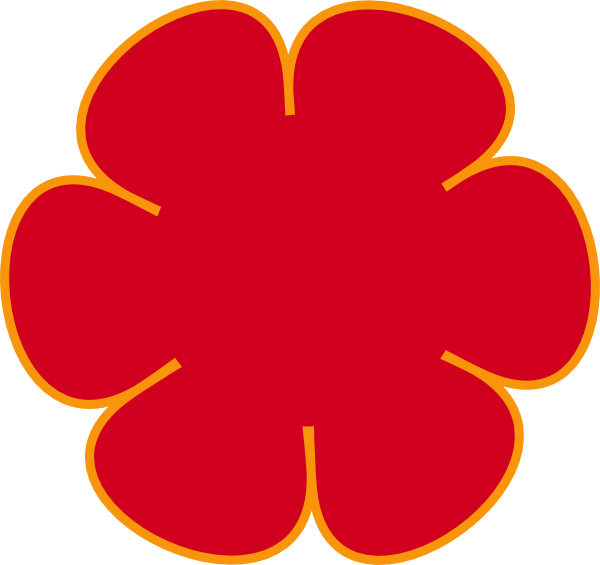 Red Flower Clip Art