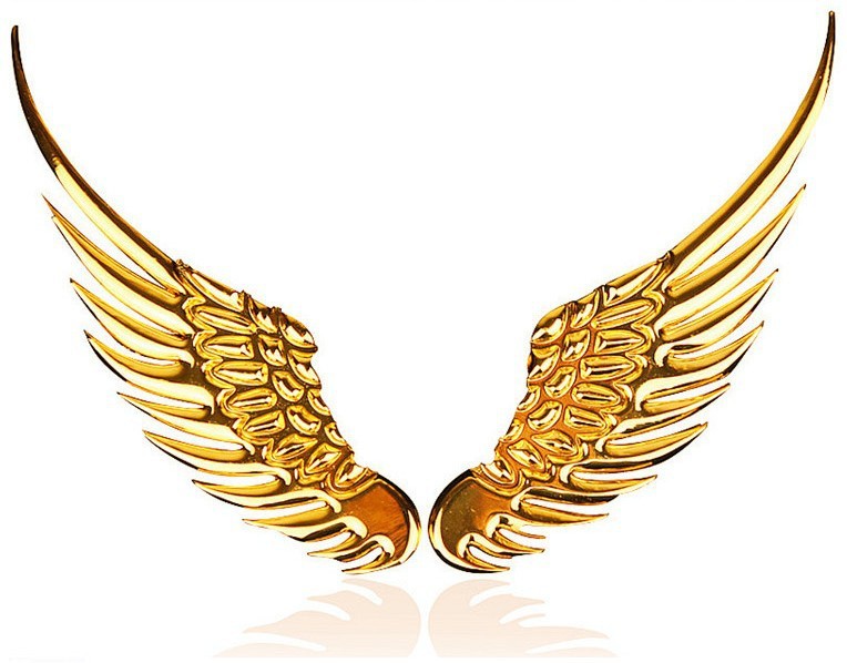 Aliexpress.com : Buy Car Sticker 3D stereo car stickers angel wing ...
