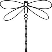 Shawkl: Dragonfly motifs