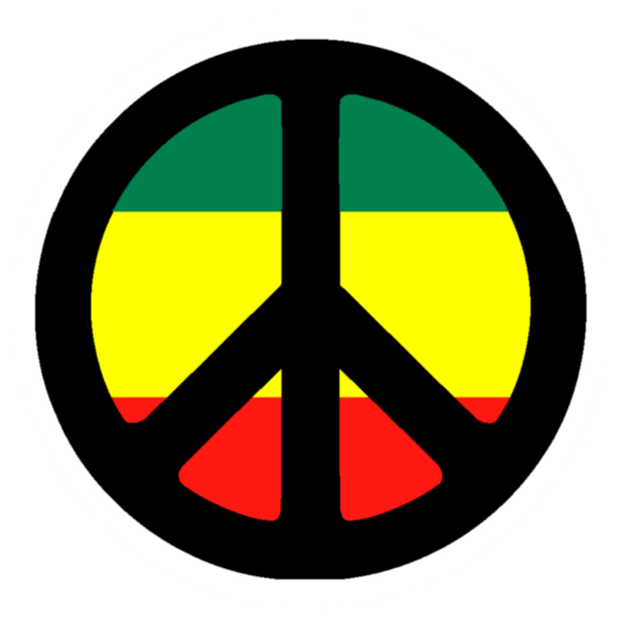 deviantART: More Like Rasta Peace Sign Tattoo Design by