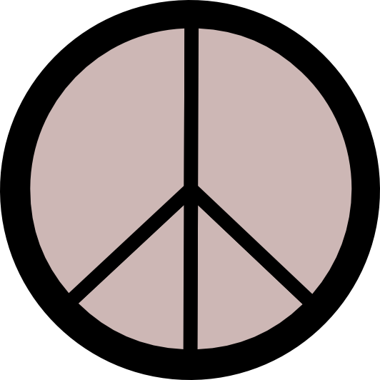 Misty Rose 3 Peace Symbol 12 Flower SVG Scalable Vector Graphics ...