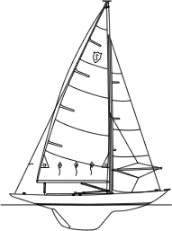 Shields 30 sail boat diagram
