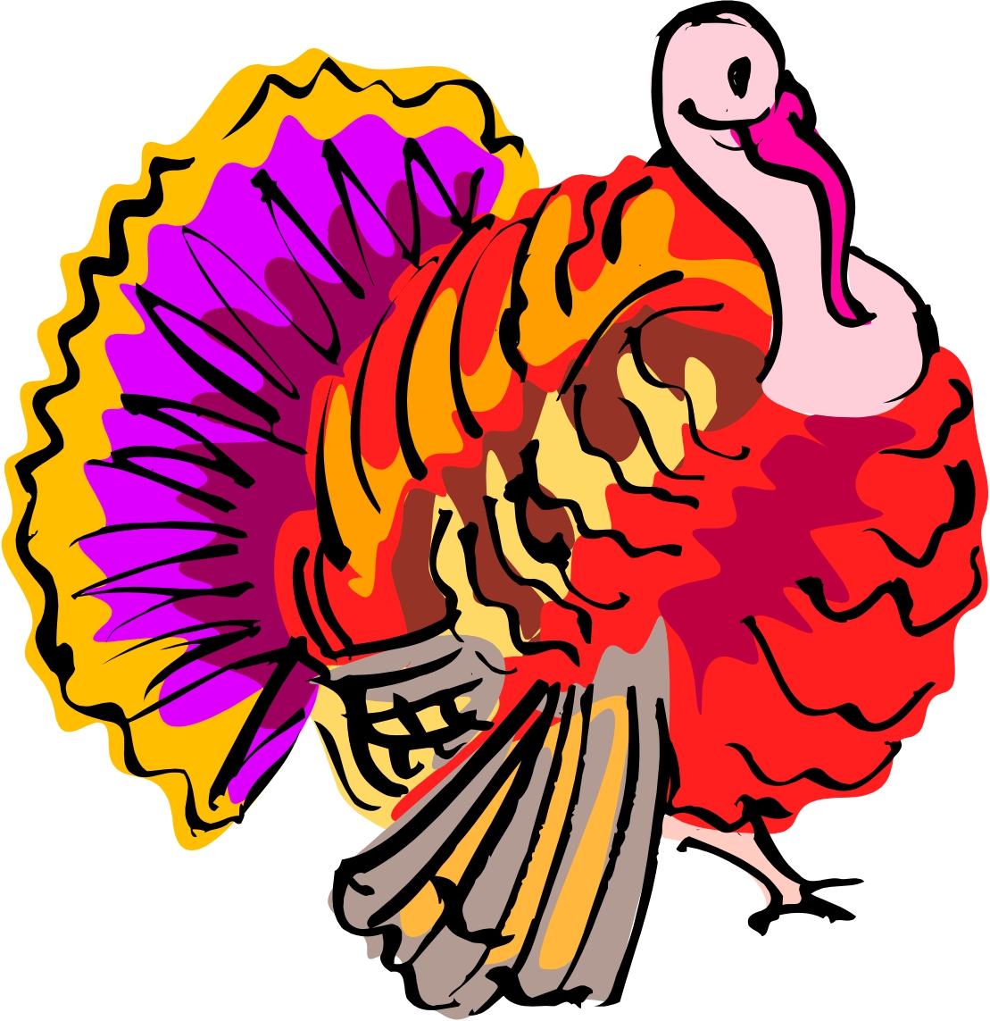 Cartoon Turkey