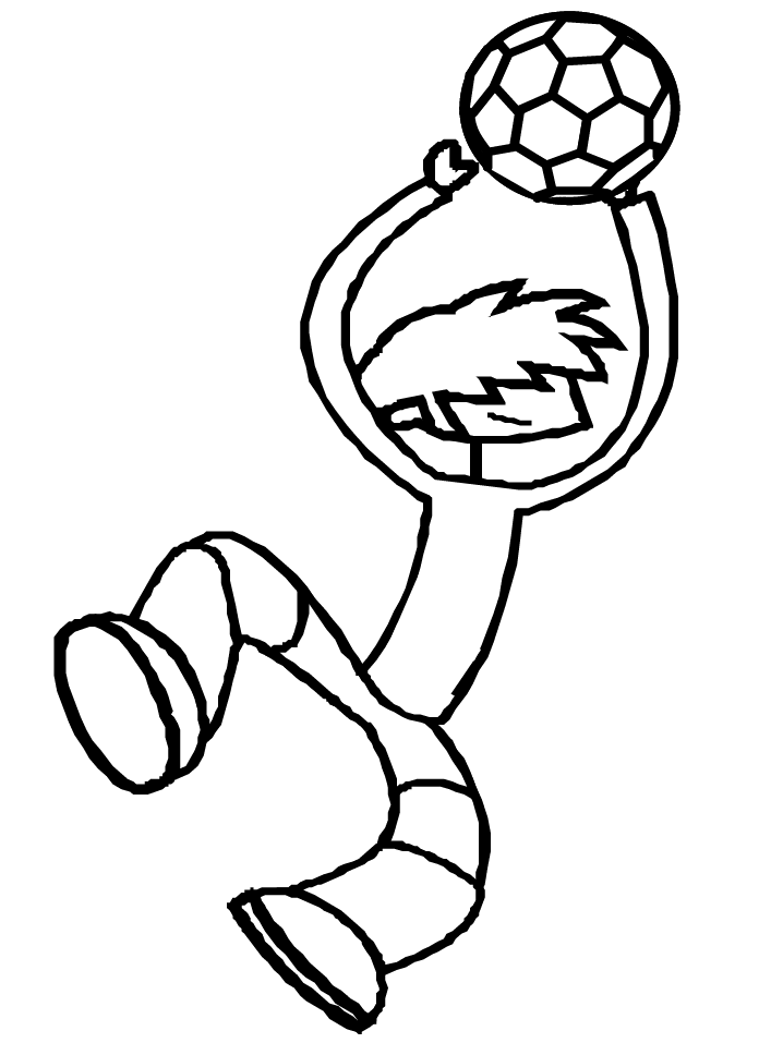 Printable Soccer 3 Sports Coloring Pages - Coloringpagebook.