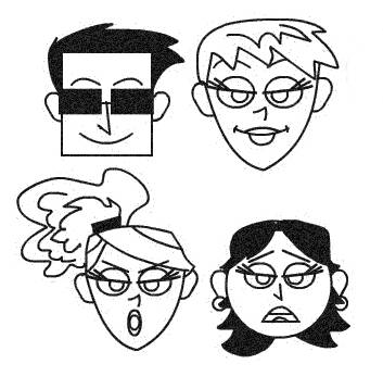 Hilarious Galleries » Funny Faces Cartoon Drawings