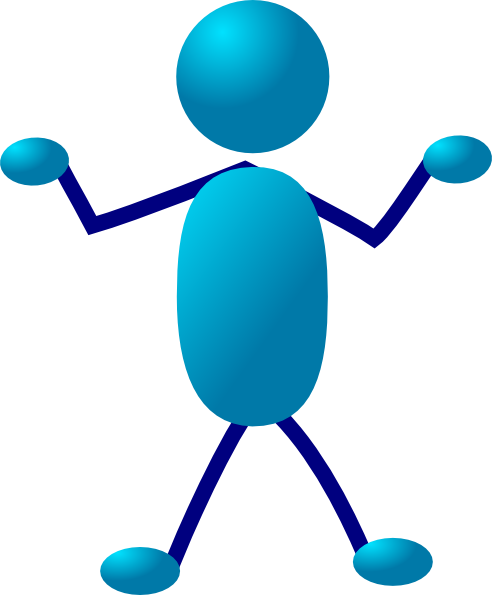 Stick Man Amazed clip art - vector clip art online, royalty free ...