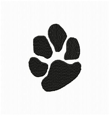 Dog Paw Print Template