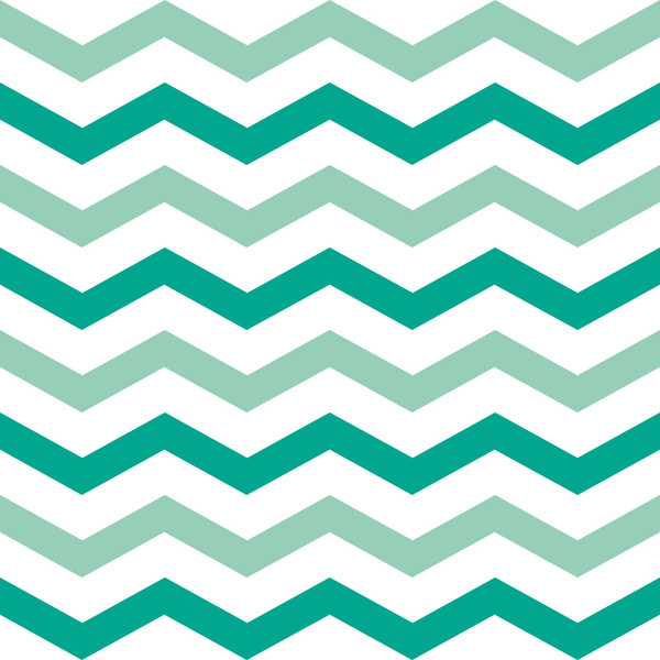 Wide Emerald Chevron Stretched Canvas by Pattern Prints | Society6