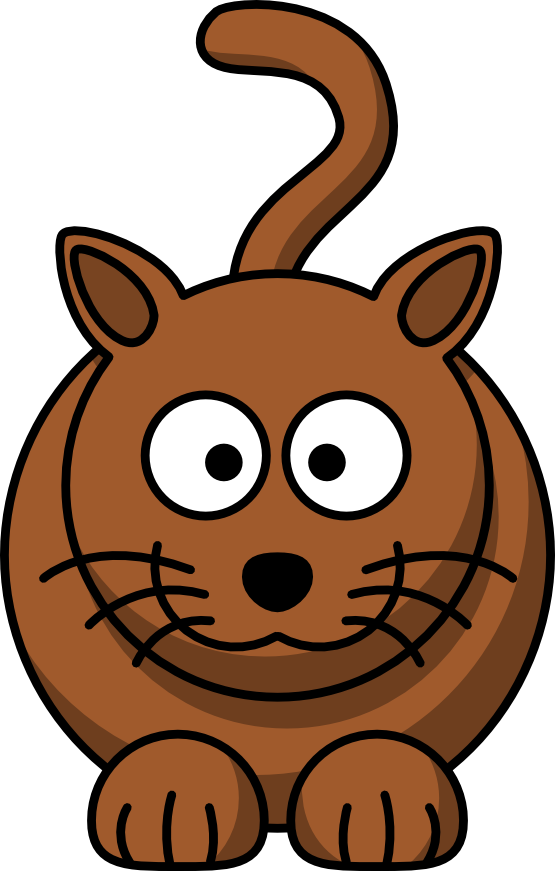 Clip Art: Lemmling Cartoon Cat Coloring Book ...