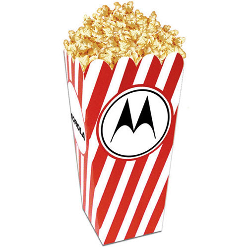 4" x 6" Small Scoop Style Popcorn Boxes - Absorbent, Ink.