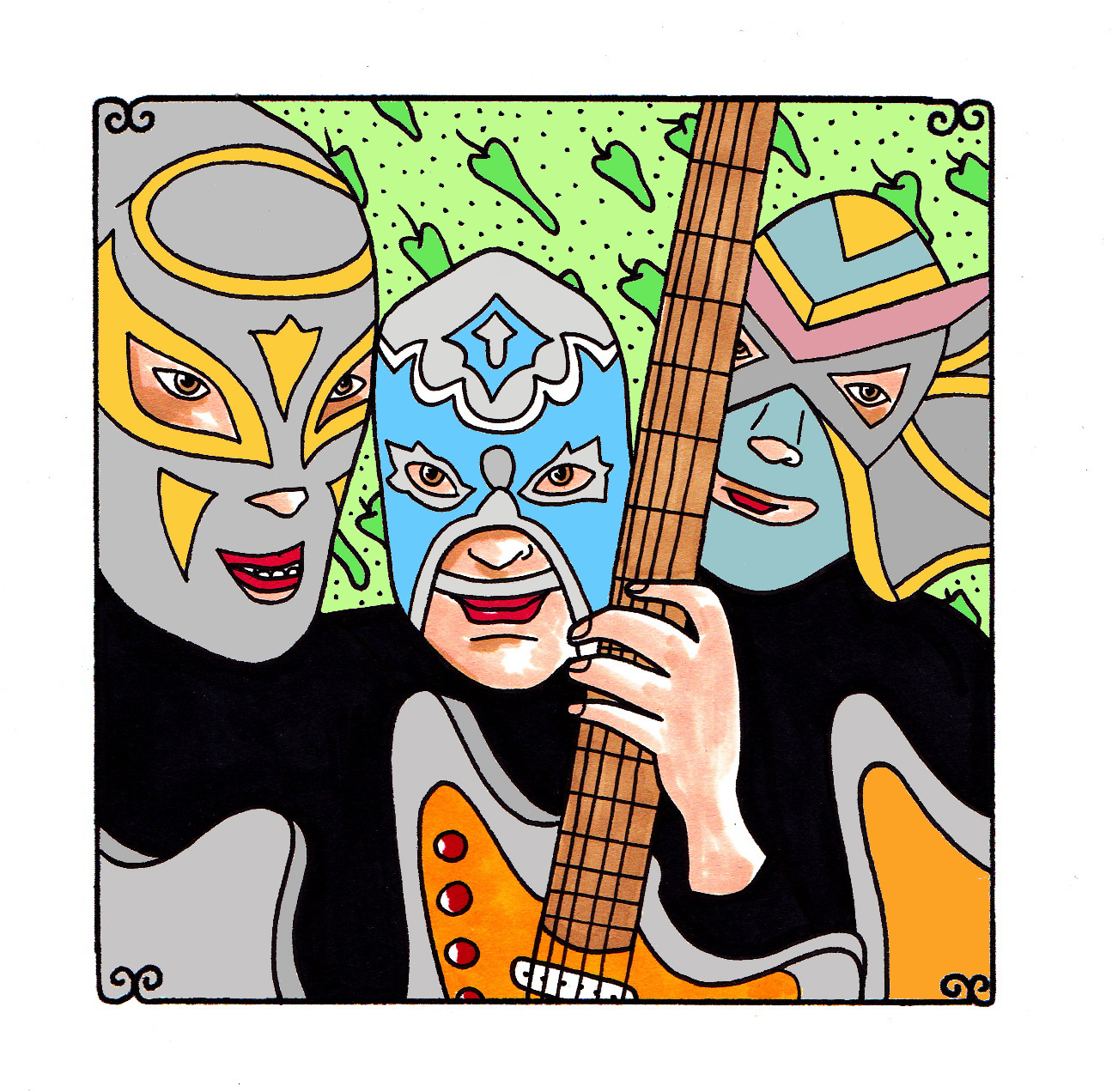 Los Straitjackets Session on Daytrotter | MissingPieceGroup.