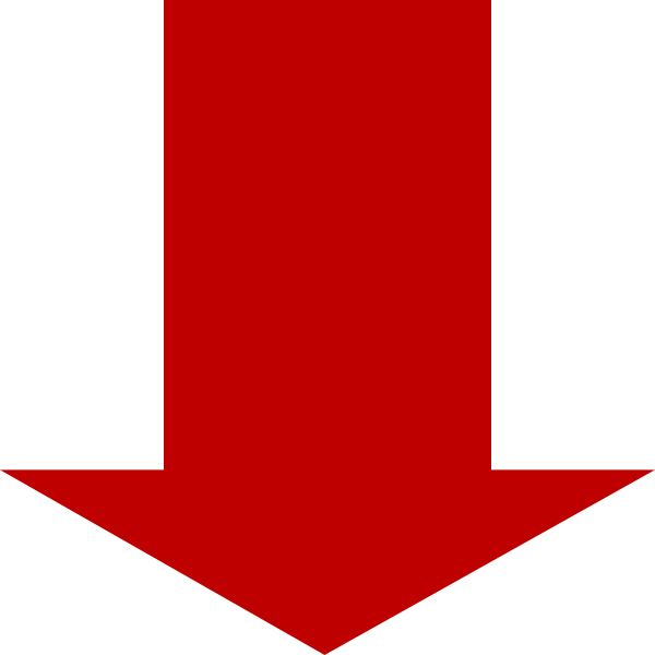 Red Down Arrow clip art - vector clip art online, royalty free ...