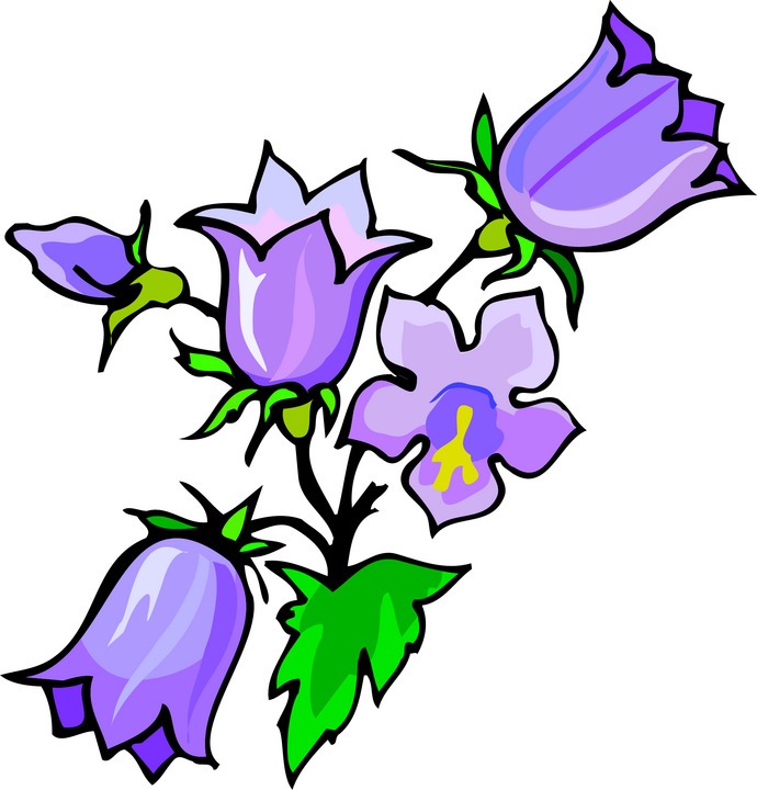 Violet Flower Clip Art - Free Clipart Images
