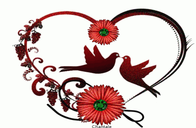 Animated Glitter Graphics Animated Gifs Love Love Birds - Litle Pups