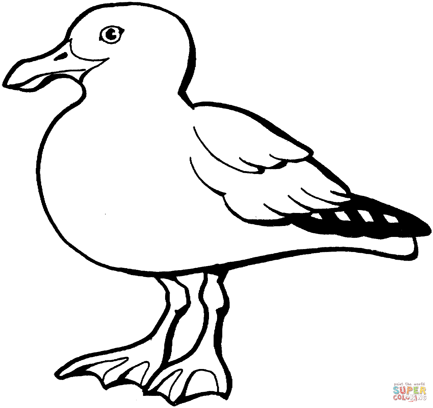 Seagulls coloring pages | Free Coloring Pages