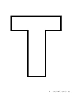 Clipart of a bubble letter t