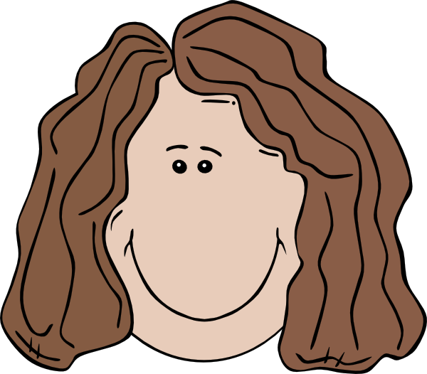 Clipart woman face