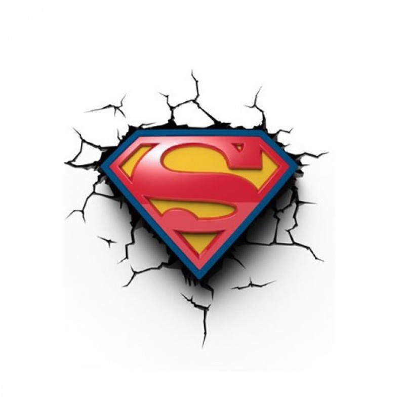 Superman Logo 3D LED Light