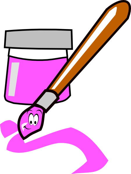 Cartoon Paint Brush