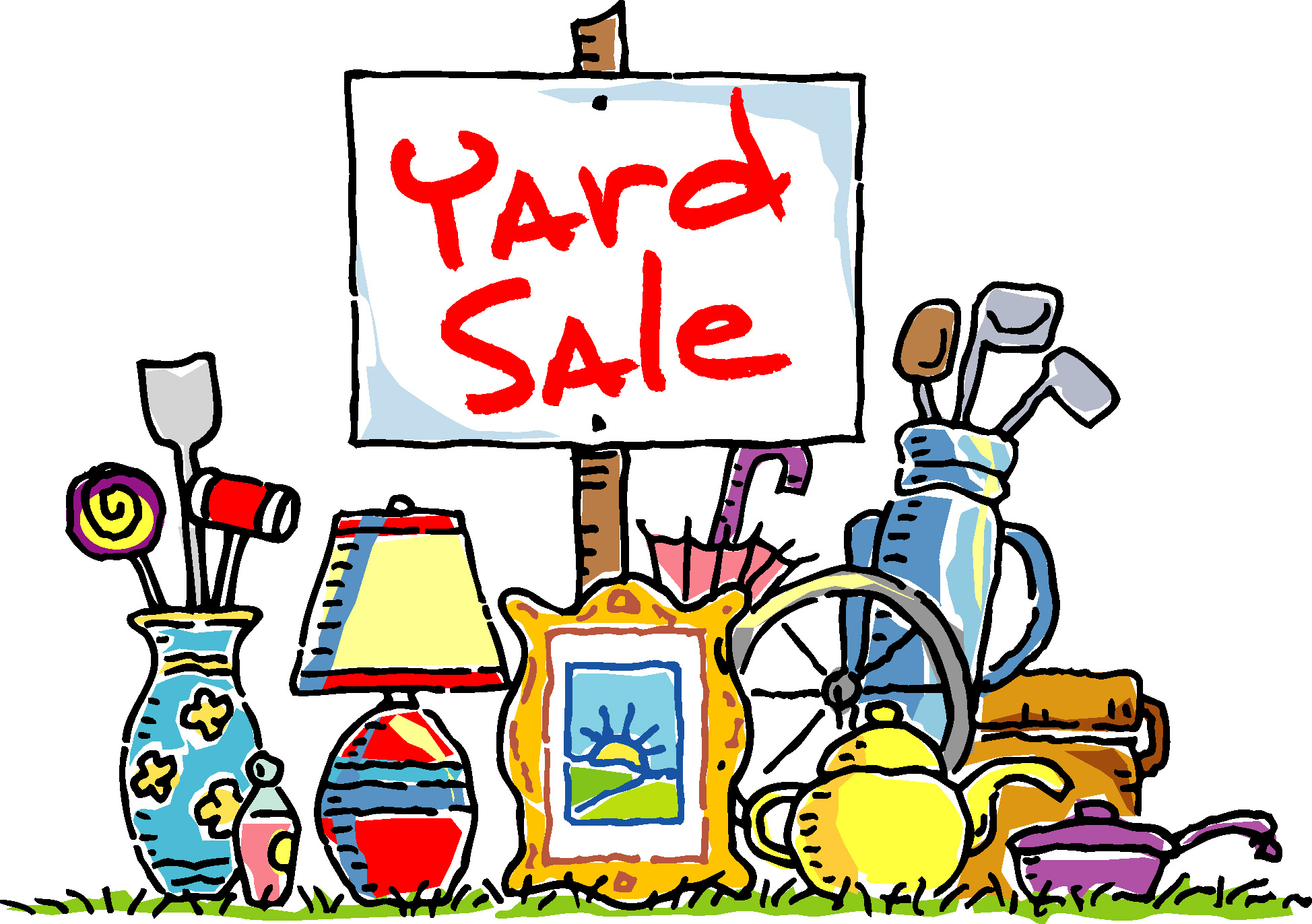 Garage Sale Signs Free - ClipArt Best