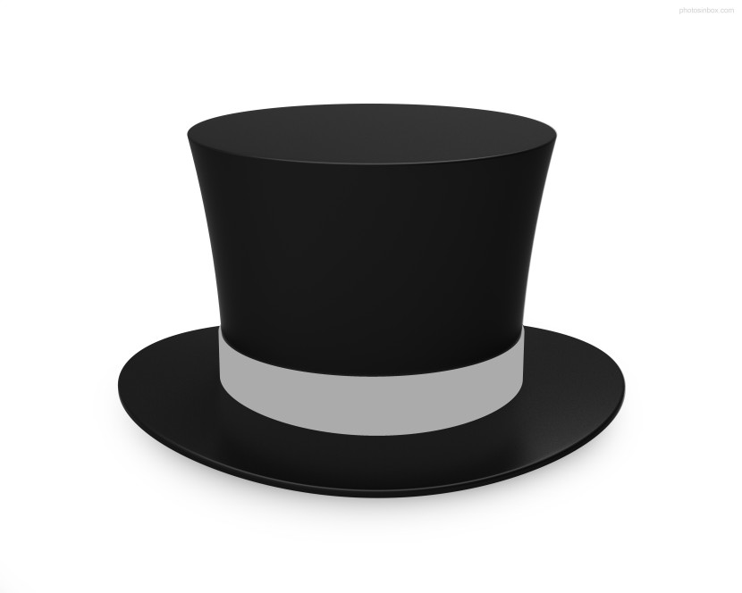Cartoon top hat clipart