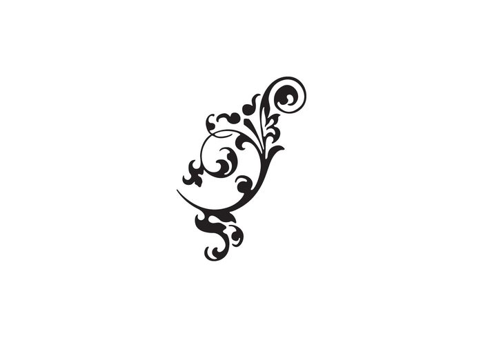 Vector Flourish Free Ornament