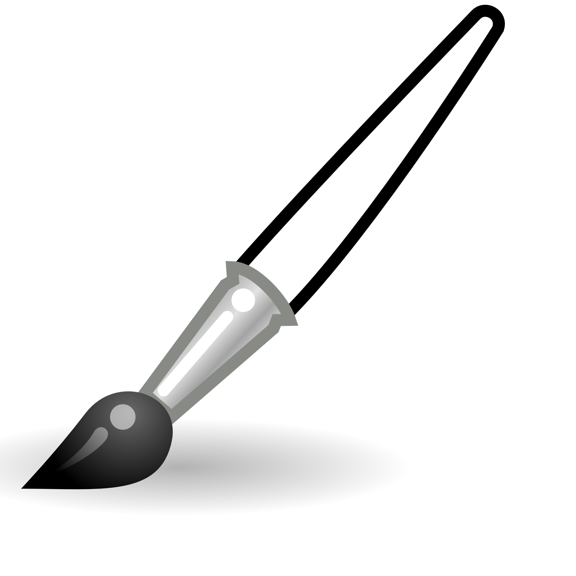 Blue Paint Brush Clipart