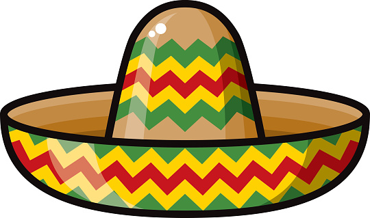 Mexican Hat Clip Art, Vector Images & Illustrations
