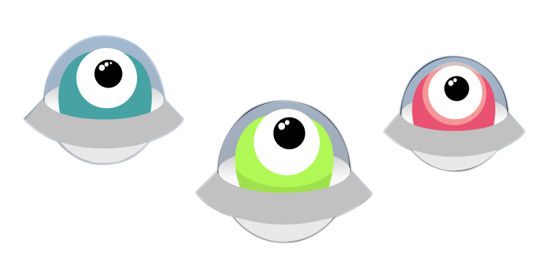 Cute alien clipart