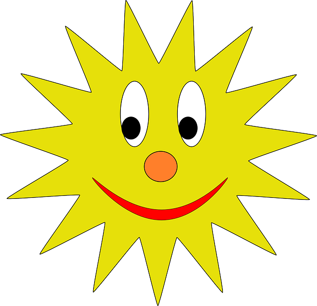 STAR, YELLOW, SUN, CARTOON, SHAPES, FREE, SMILEY - Public Domain ...