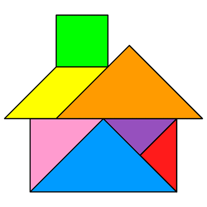 Tangram House - Tangram solution #20 - Providing teachers and ...