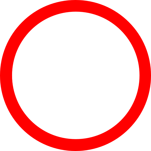 Red Circle Clip Art - vector clip art online, royalty ...