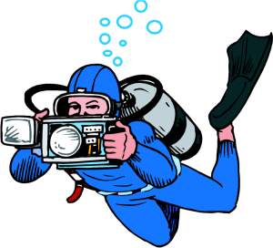 Scuba diving clip art