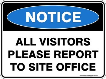 OSH Warning Sign Health Safety Online