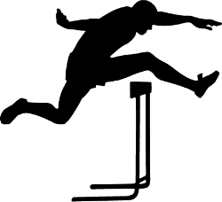 High school track clipart