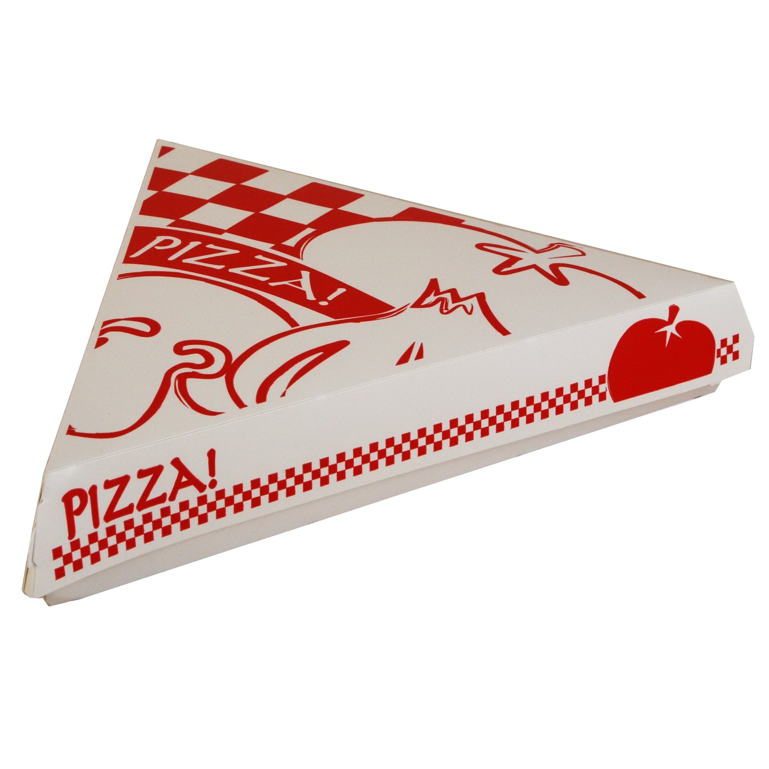 Southern Champion Triangle Gourmet Pizza Box White, 9.25" Length x ...