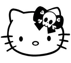 Hello Kitty Bow Svg Template - ClipArt Best