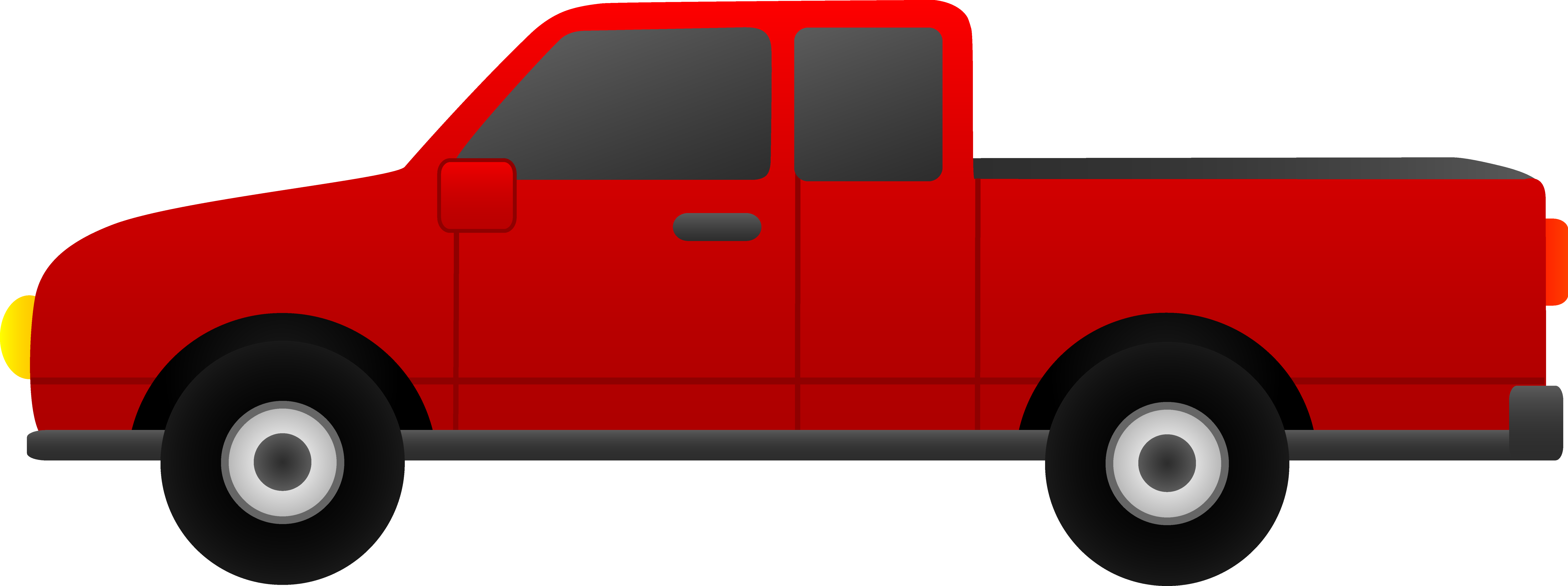 Pickup truck clipart images