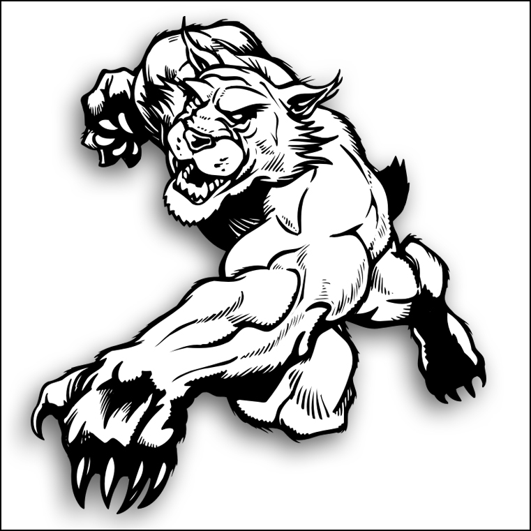 Clipart Of A Wildcat