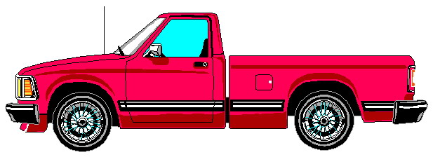 Pickup truck clipart images
