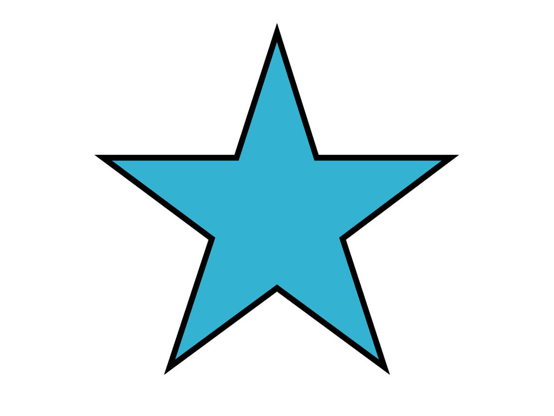 Clipart of stars shapes