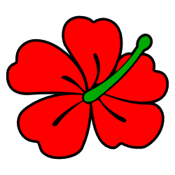 Free Borders and Clip Art | Hibiscus Themed Clip Art and Borders