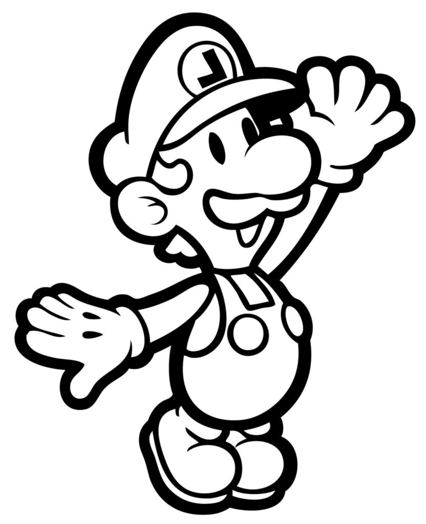 Printable luigi 2013 coloring pages for Kids special Luigi ...