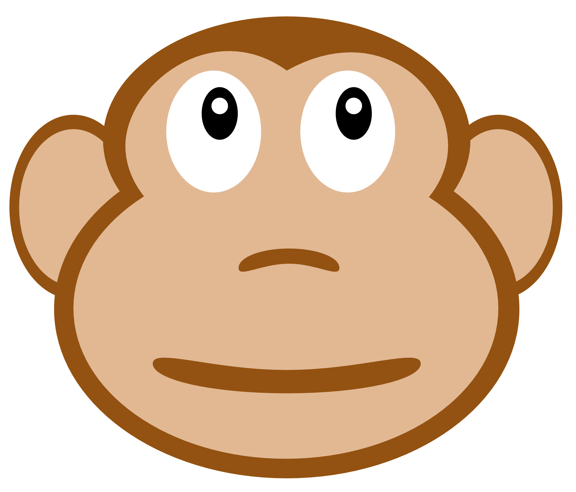 Monkey Face Clip Art