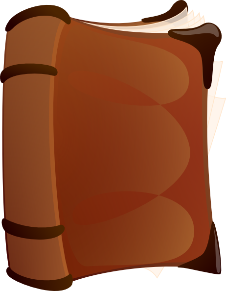 Old Book Front Clip Art - vector clip art online ...