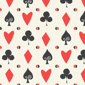playing card fabric, wallpaper & gift wrap - Spoonflower